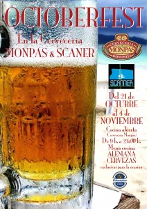 Cartel Octoberfest Monpas y Scanner