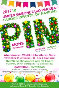 Cartel del PIN de Navidad de Mons